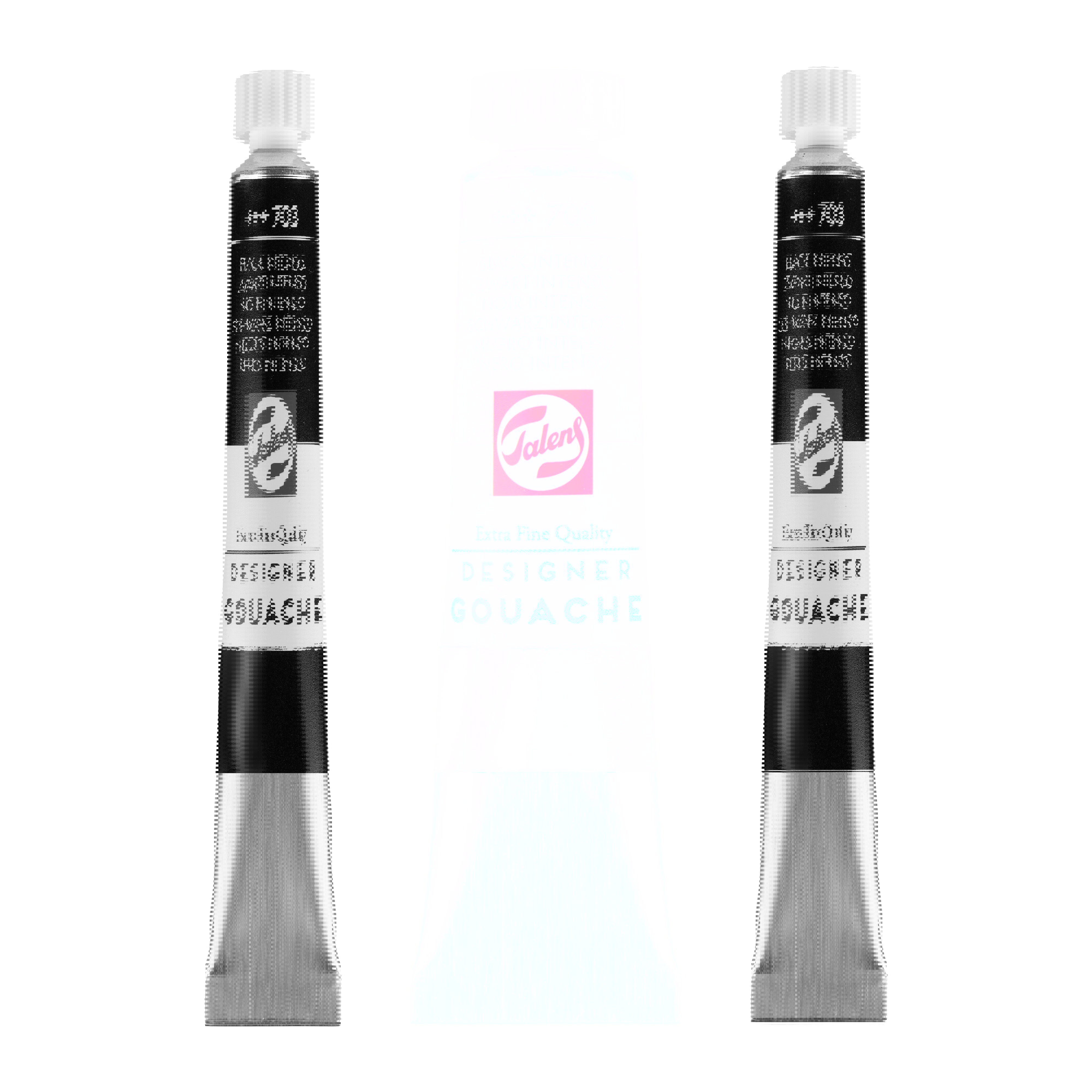 Talens Gouache Extra Fine Quality Tube 20 ml Black Intenso