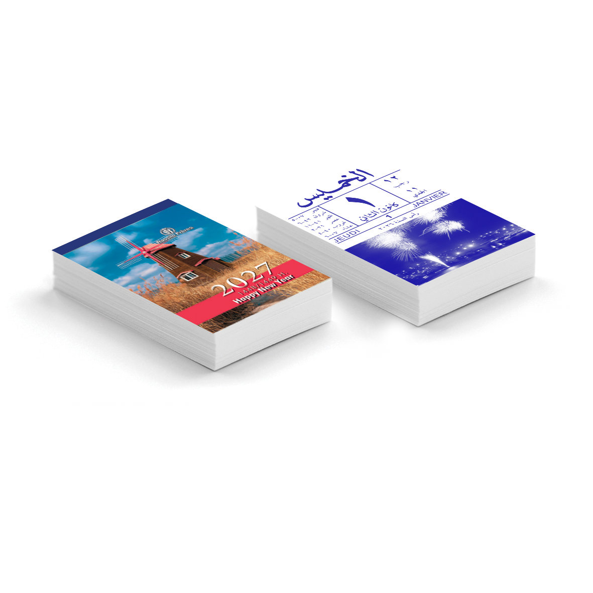 2027 Wall Block Calendar 1Sh/Day- 7x11cm