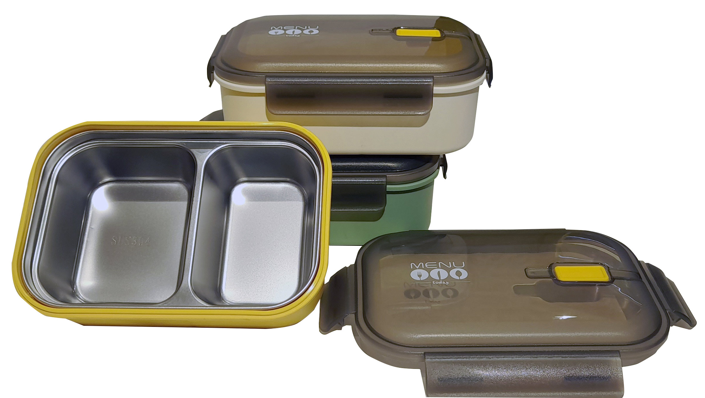 Lunch Box 900ml Stainless 3 colors