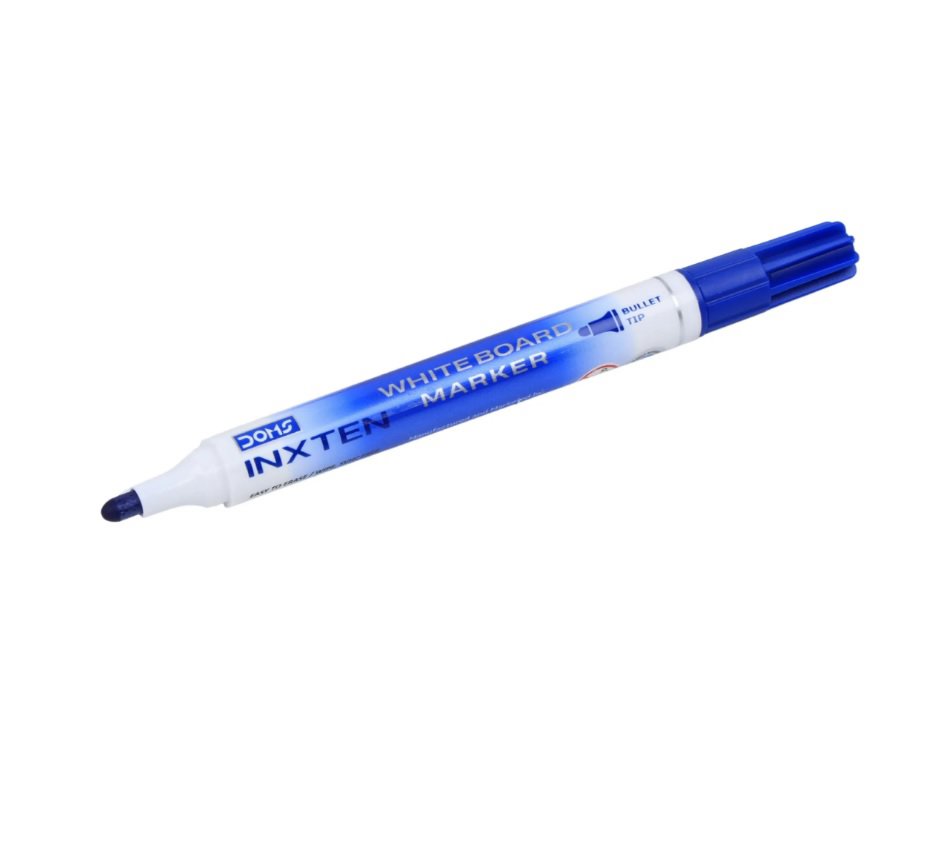 DOMS INXTEN Board Marker bullet tip Blue