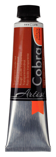 Cobra Artist Oil Colour Tube 40 ml B Transparent Oxide Red