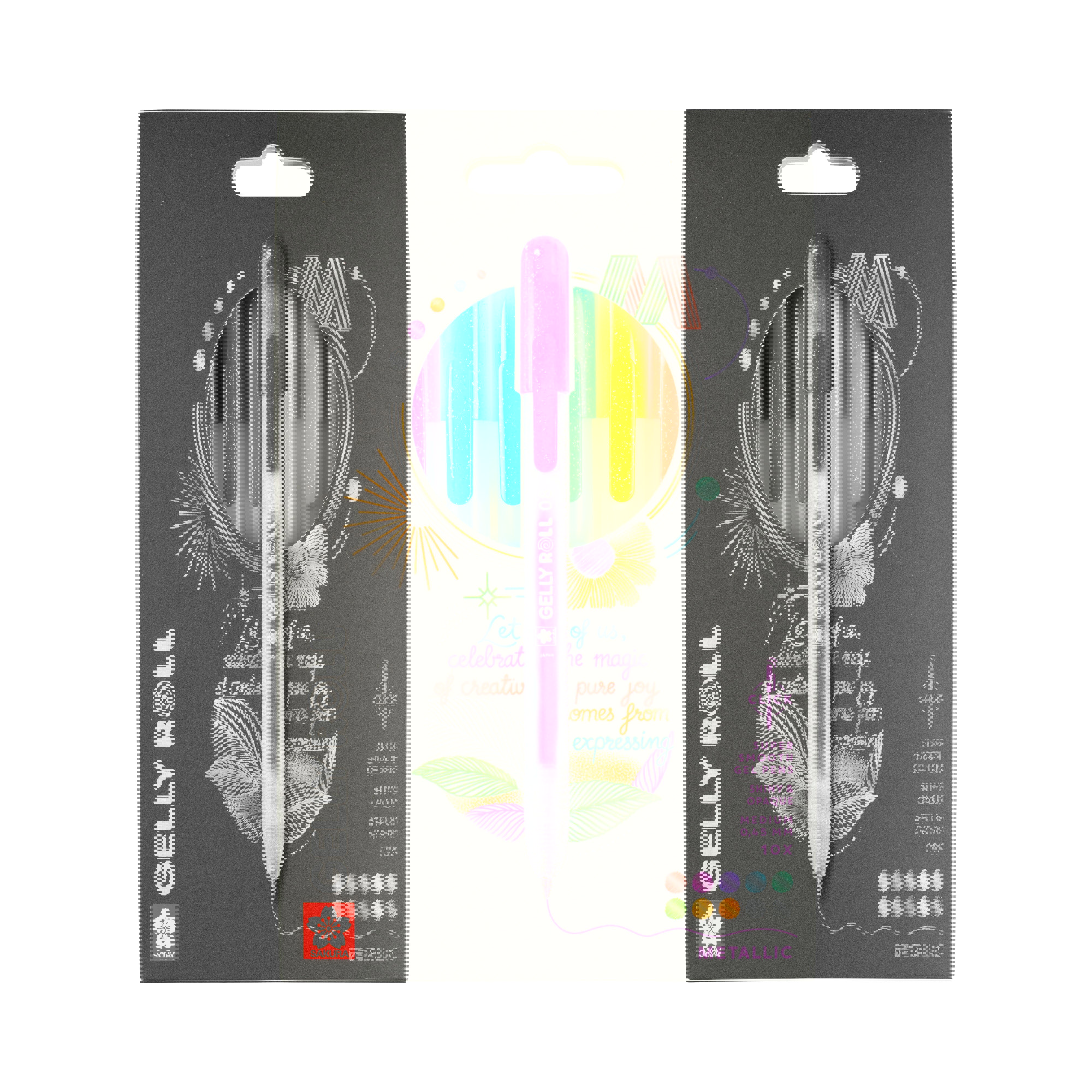Sakura Gelly Roll Metallic Retractable Gel Pens, 10-Pack 1 Set