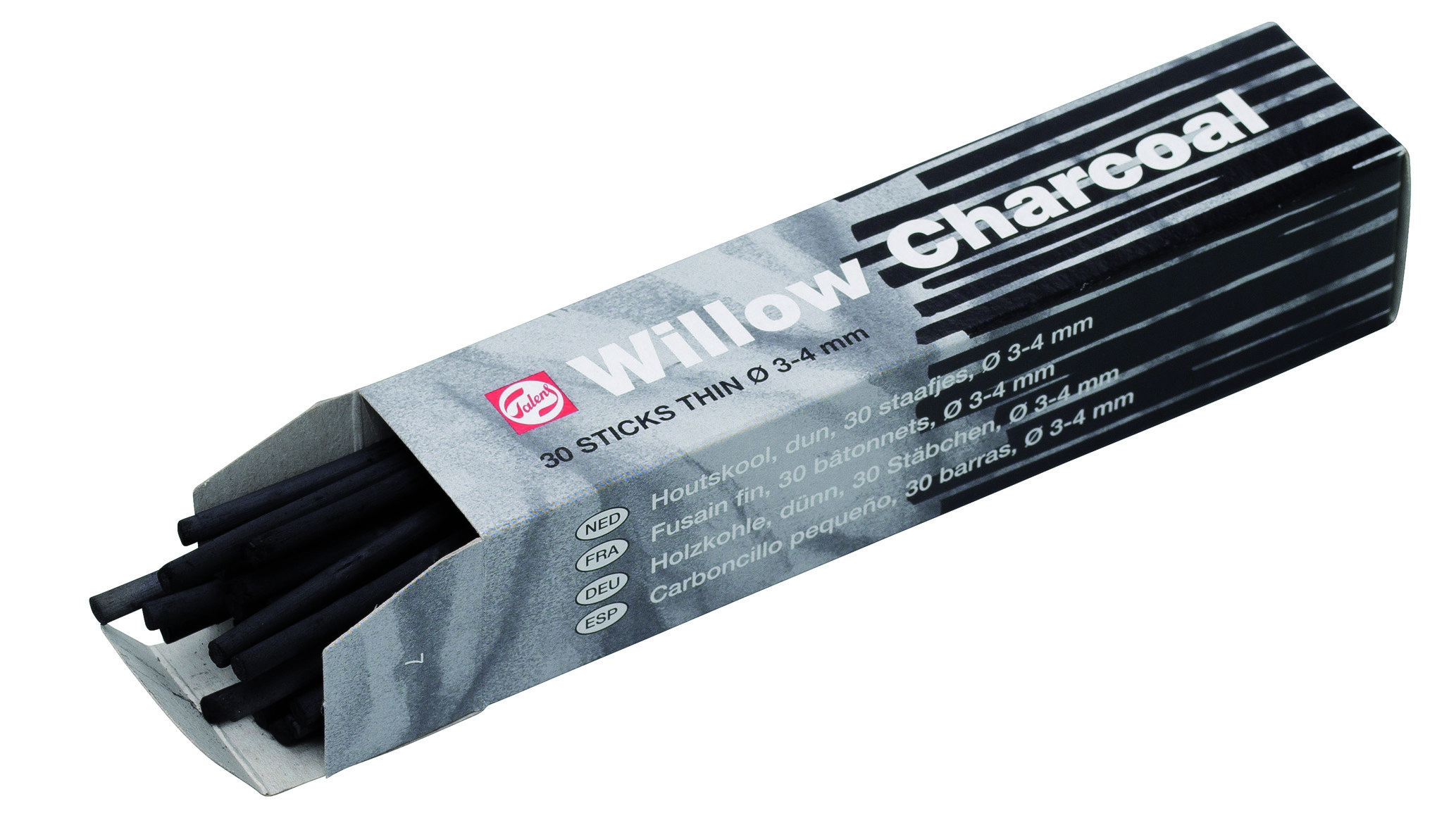 CHARCOAL THIN 30 STICKS