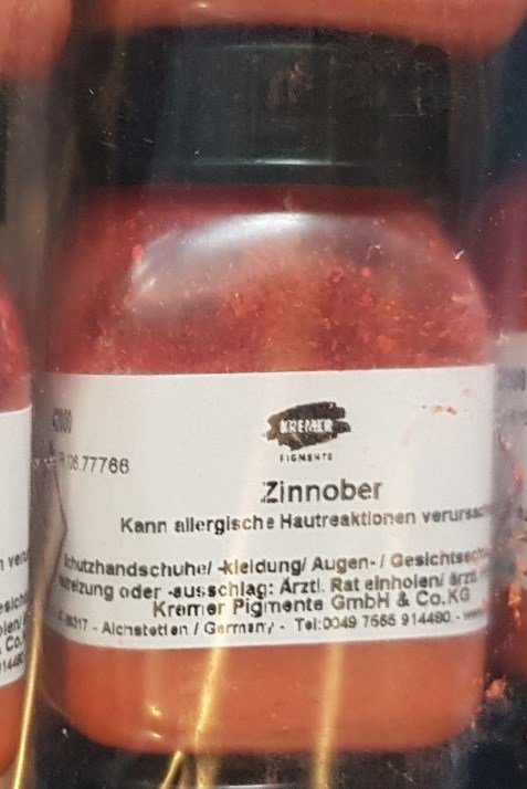 Kremer Pigment Vermilion 100g