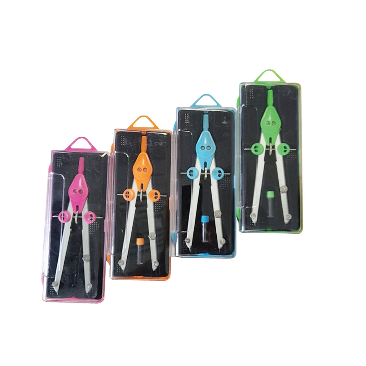 LEXIN Compas Silver micrometric with Lead