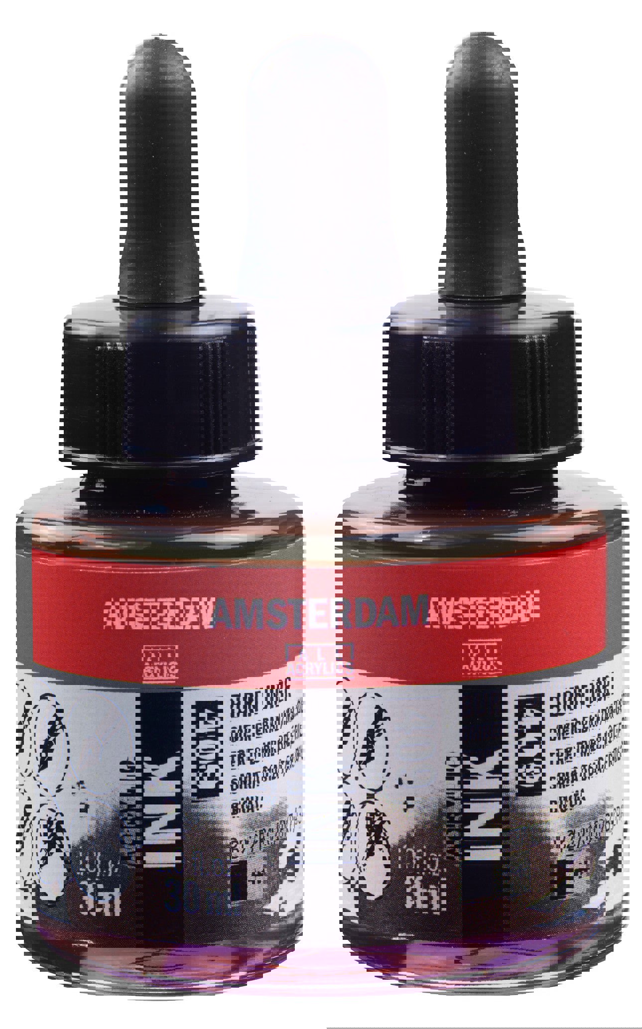 Amsterdam Acrylic Ink Bottle 30 ml B Burnt Umber