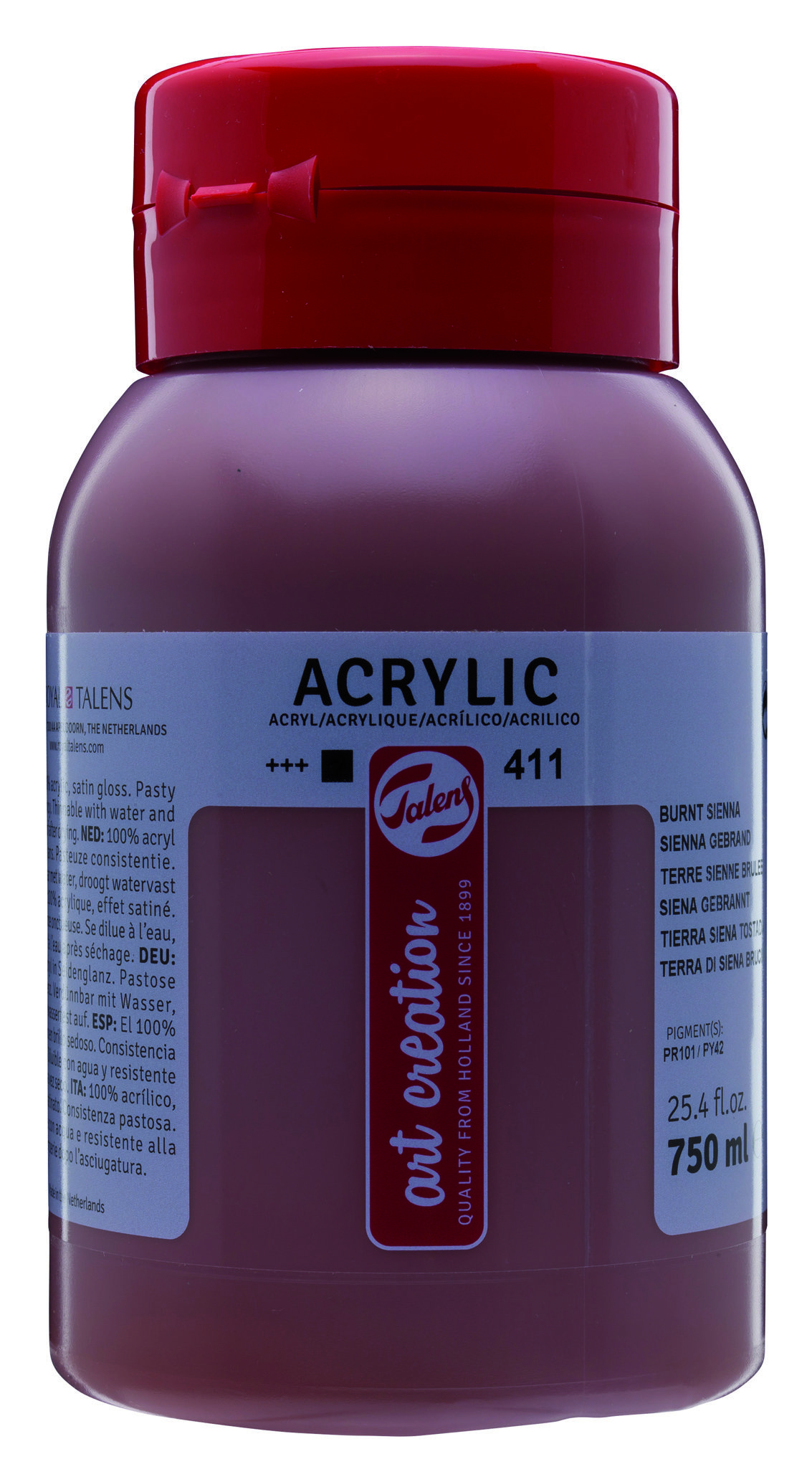 TAC ACRYL 750ML BURNT SIENNA
