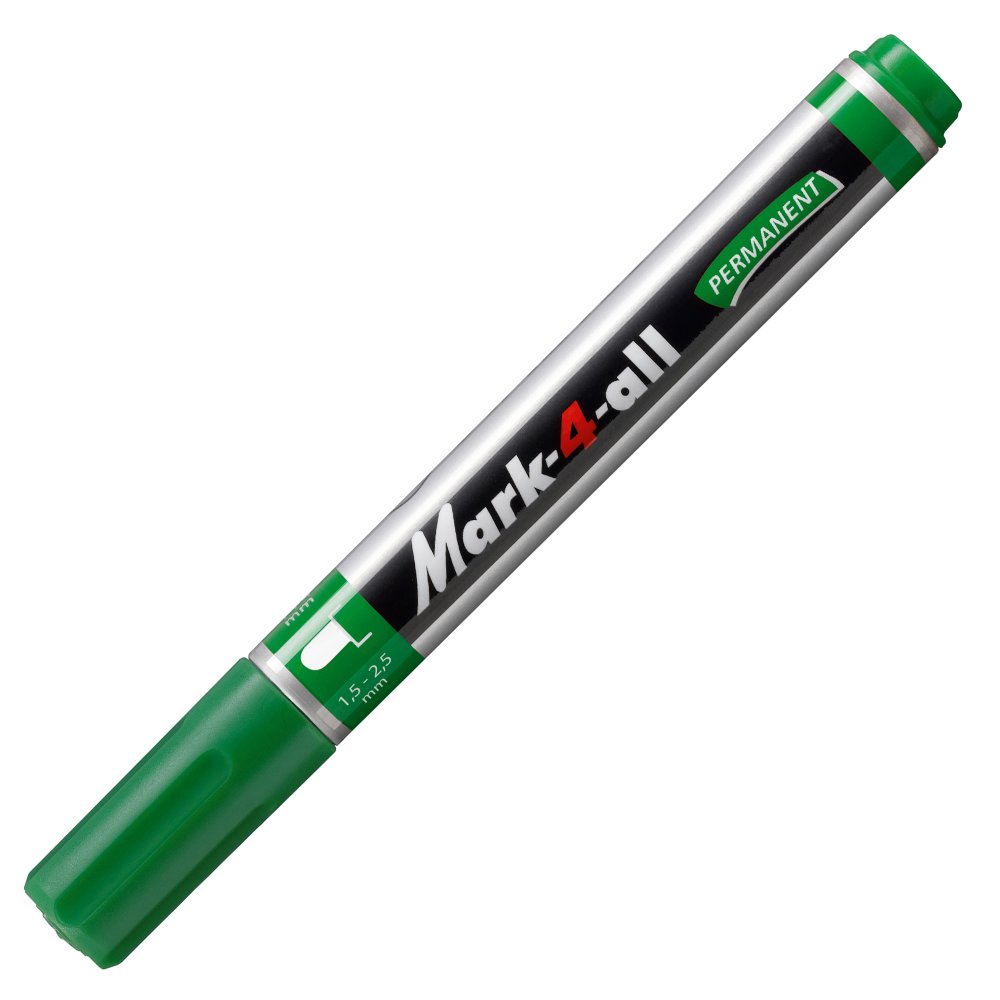 STABILO Mark-4-all Permanent Marker round tip, green