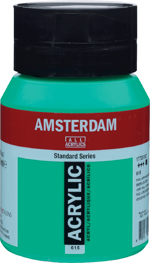 Amsterdam Standard Series Acrylic Jar 500 ml Emerald Green