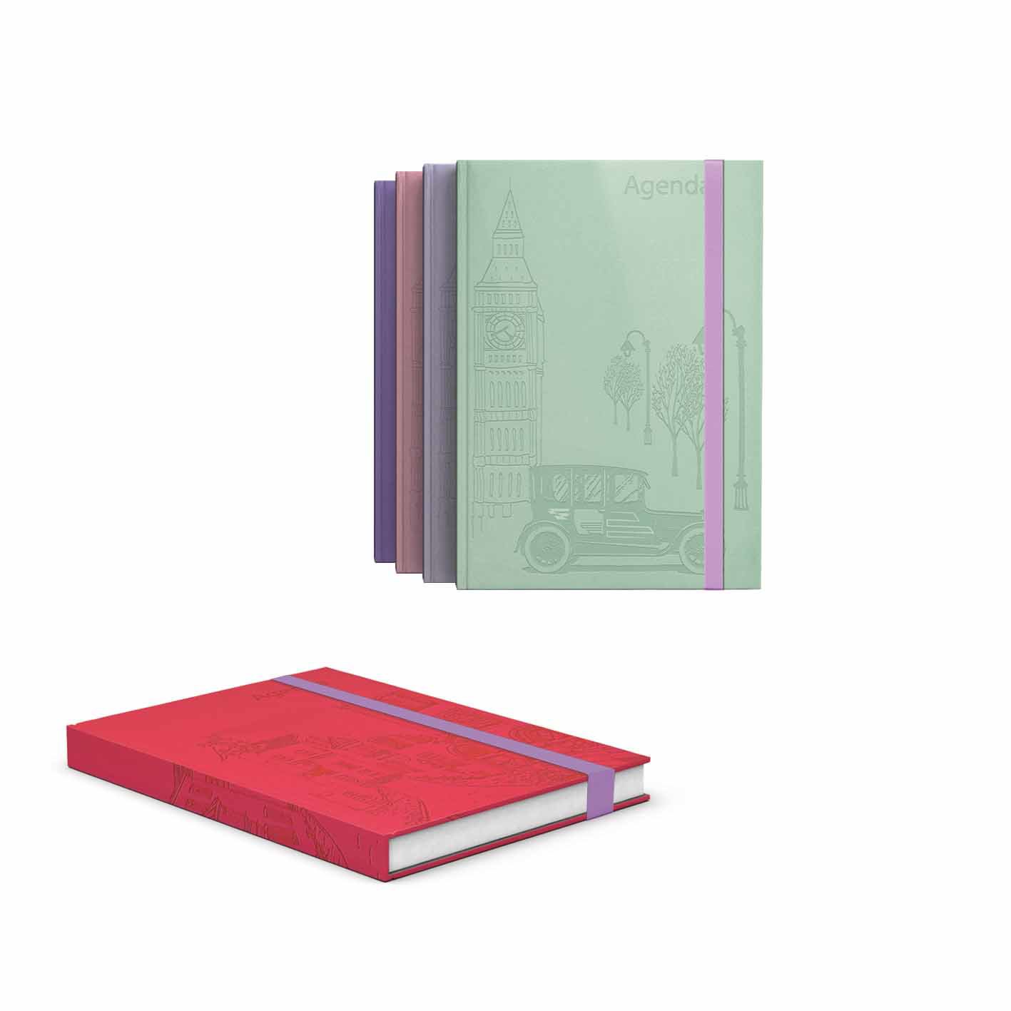 GENIO School Agenda PU HC 70g Semi Dated 12x17cm