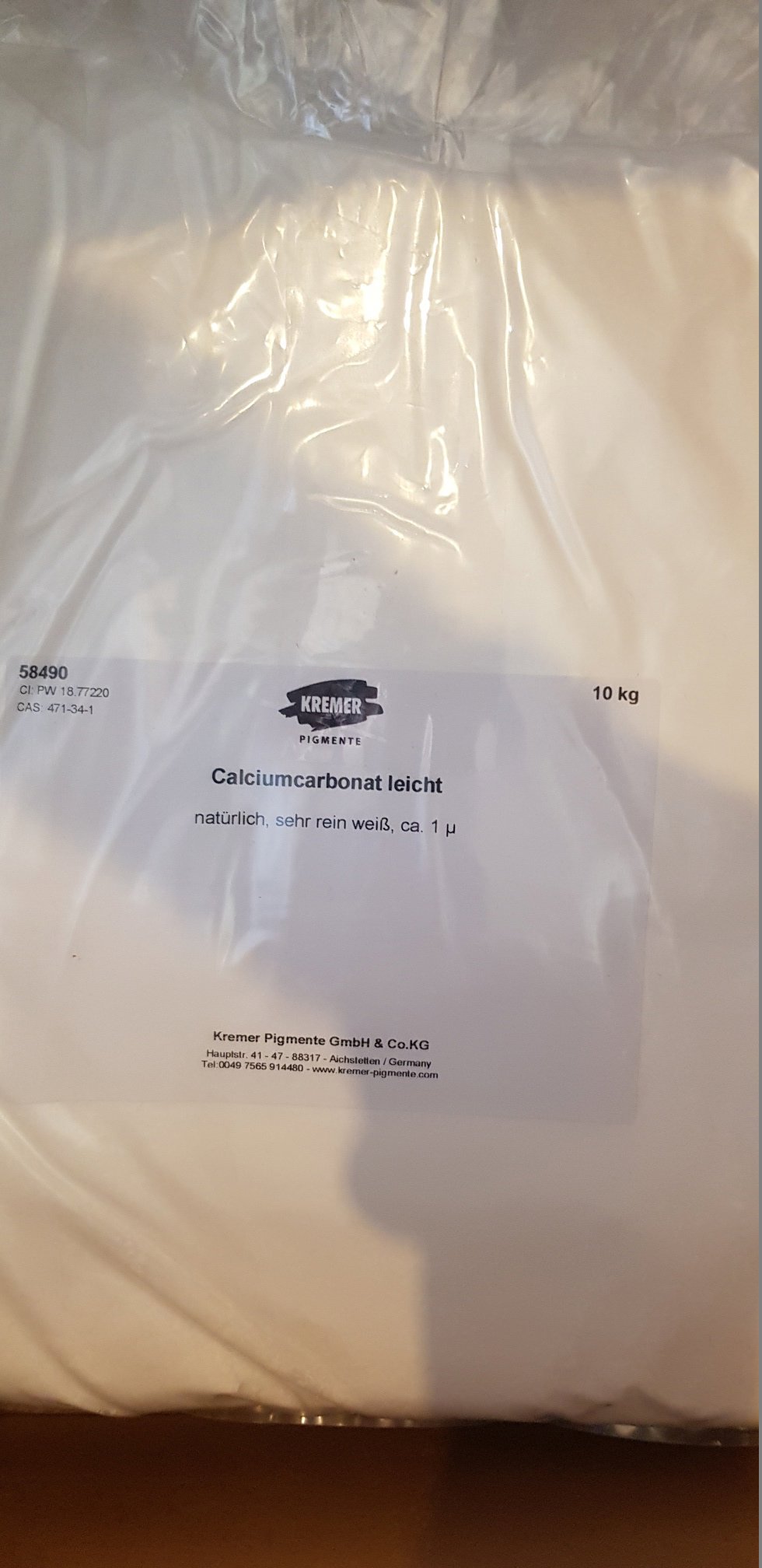 Kremer Calcium Carbonate 10Kg
