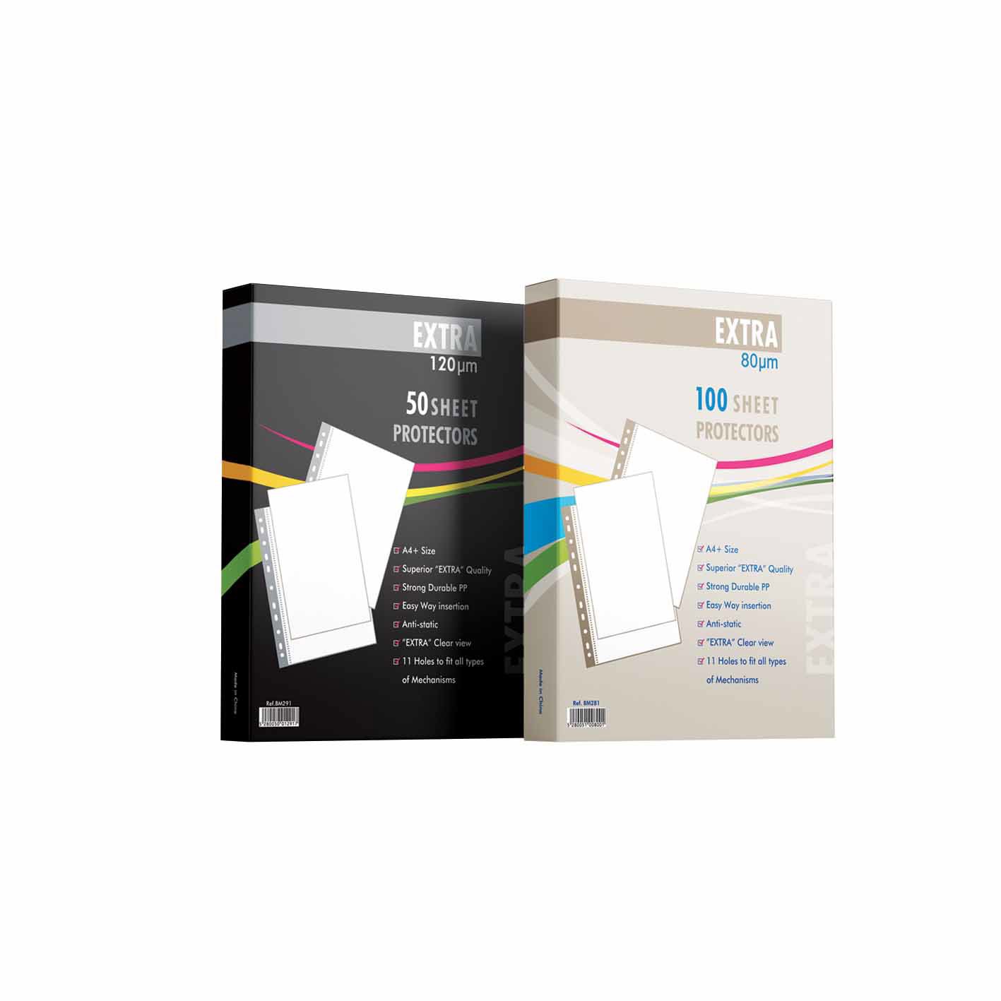 EXTRA 11 holes protector 120mic. A4+Crystal Clear