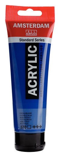 Amsterdam Standard Series Acrylic Tube 120 ml B Phthalo Blue