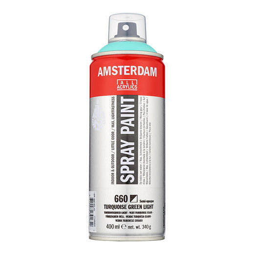Amsterdam Spray Paint 400 ml Turquoise Green Light