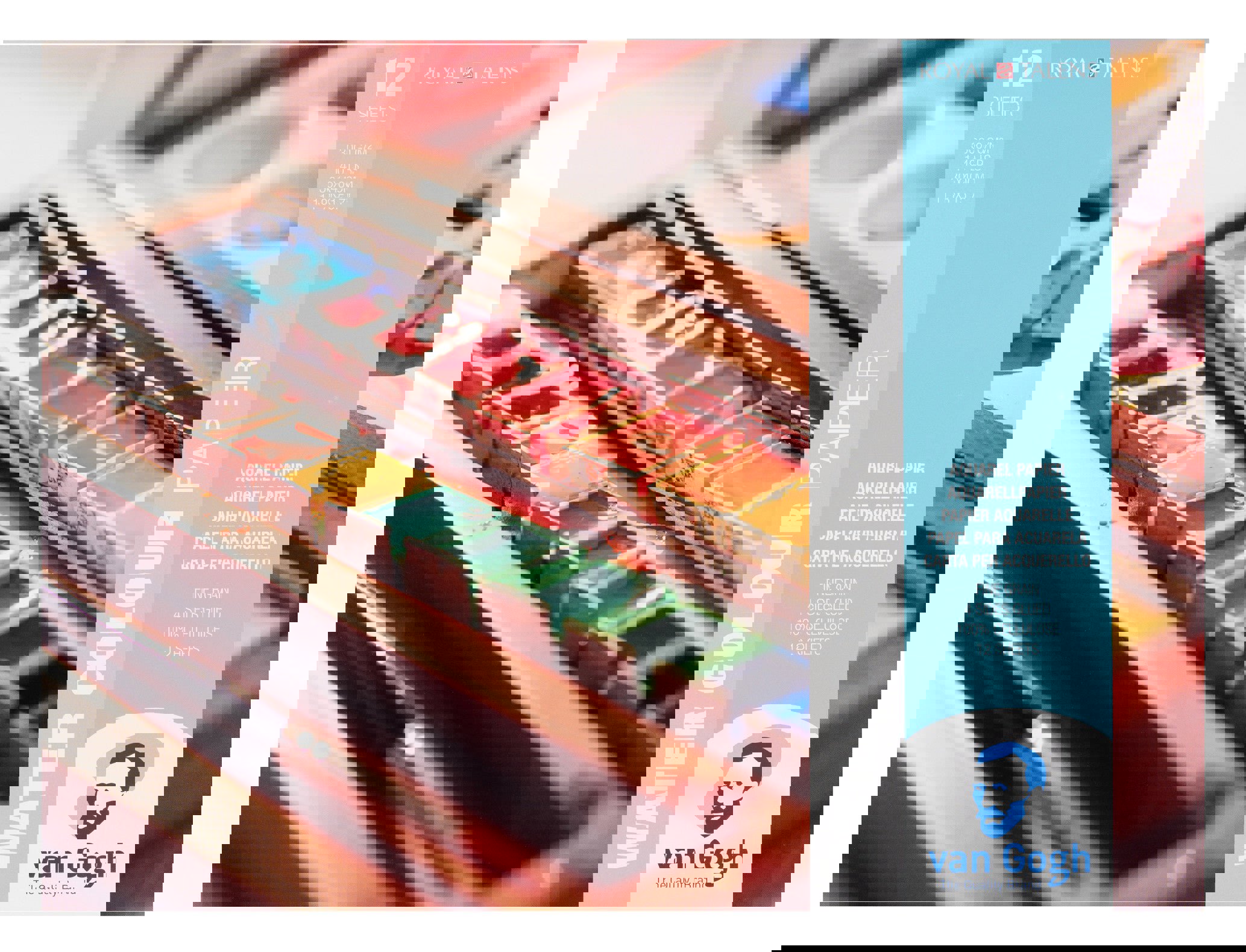 Van Gogh Paper Watercolour paper 40 x 30 cm & 12 sheets