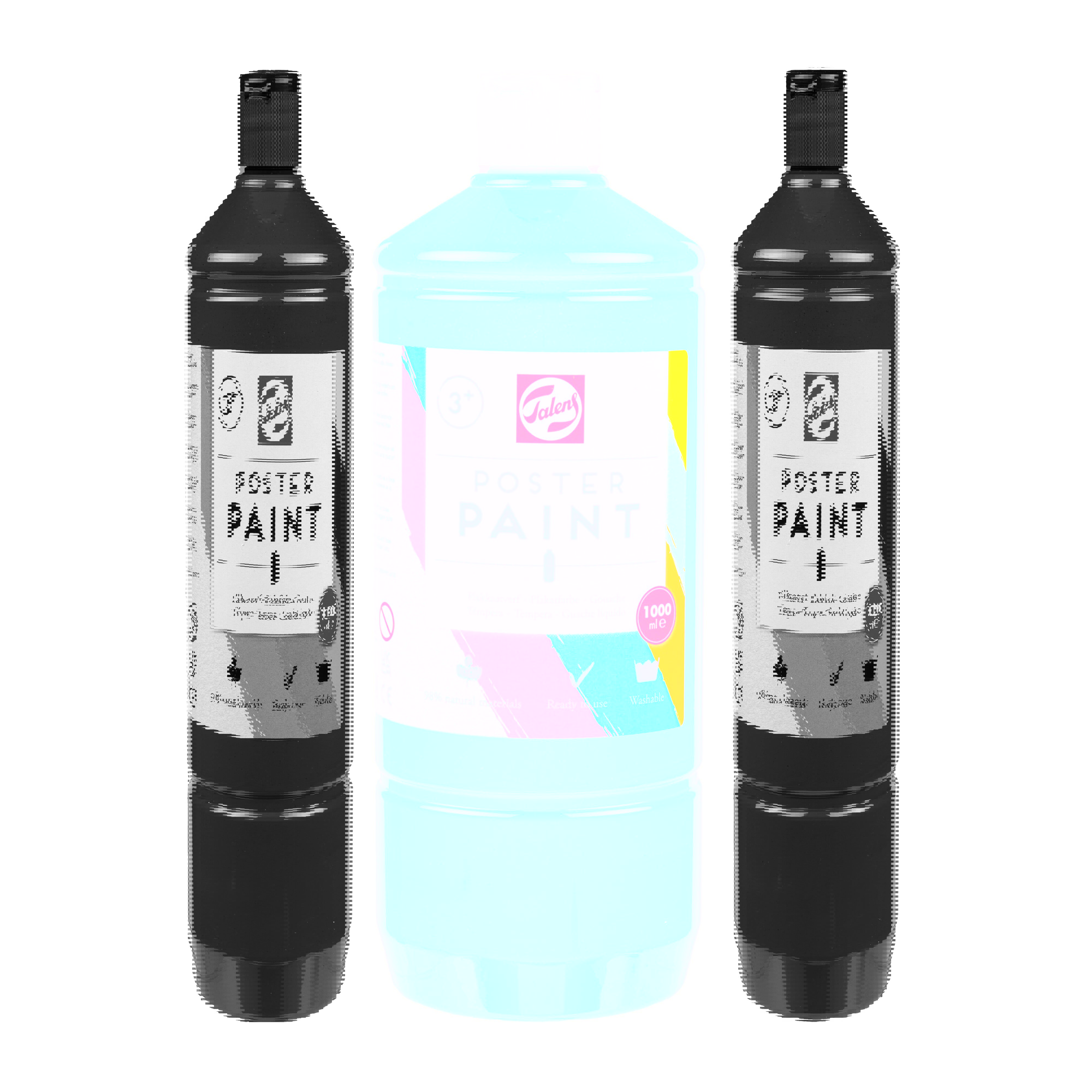 Talens School Colours Bottle 1000 ml Deep Blue