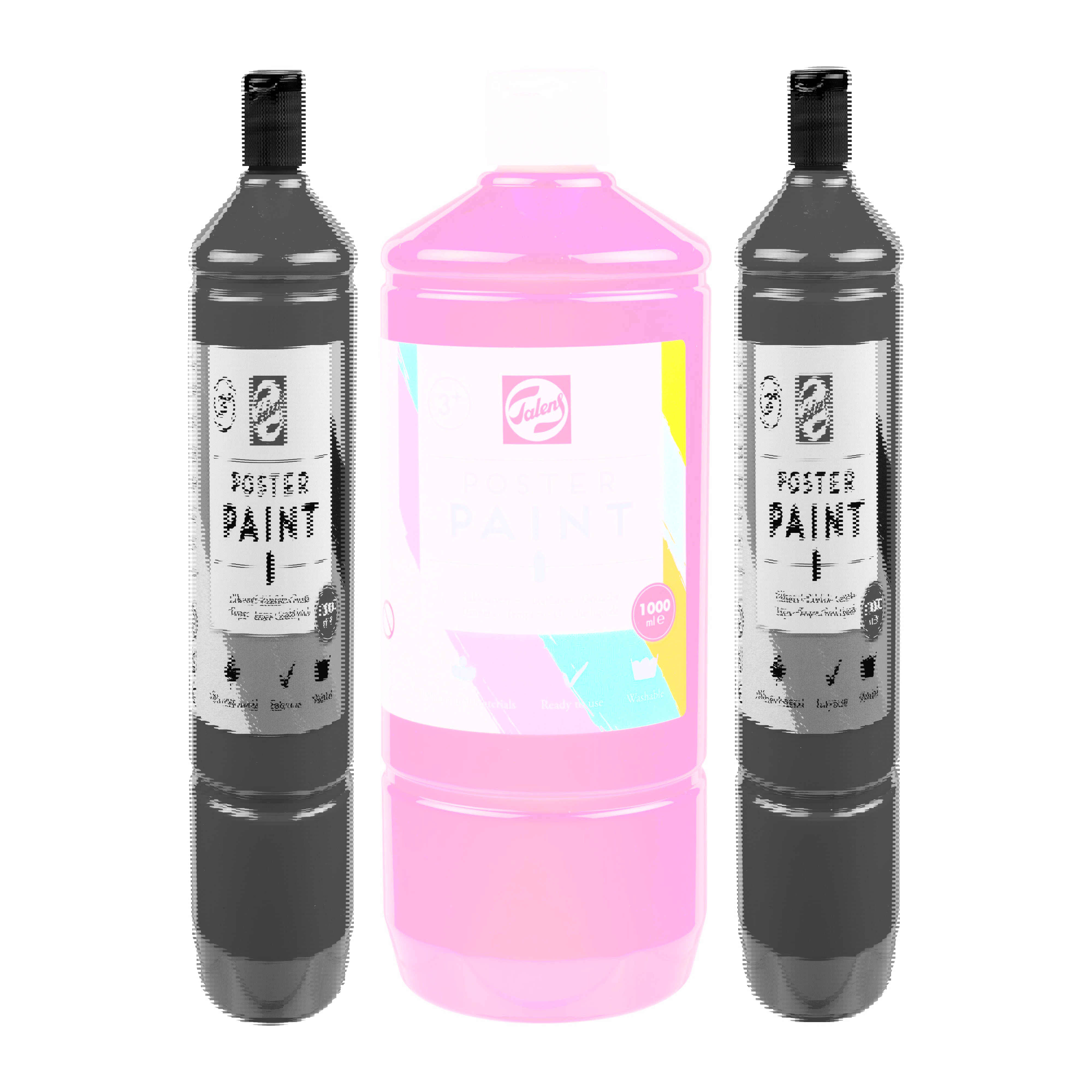 Talens School Colours Bottle 1000 ml Primary Red (Magenta)