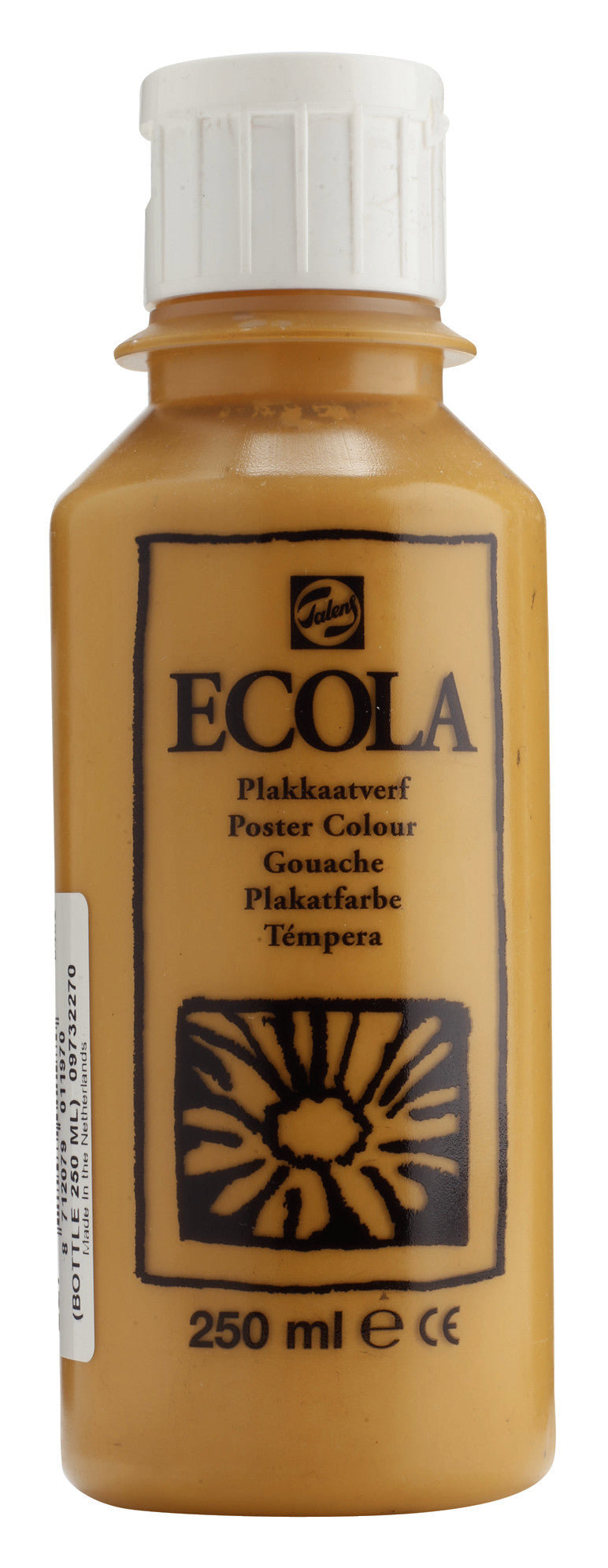 Ecola Gouache Bottle 250 ml Yellow Ochre