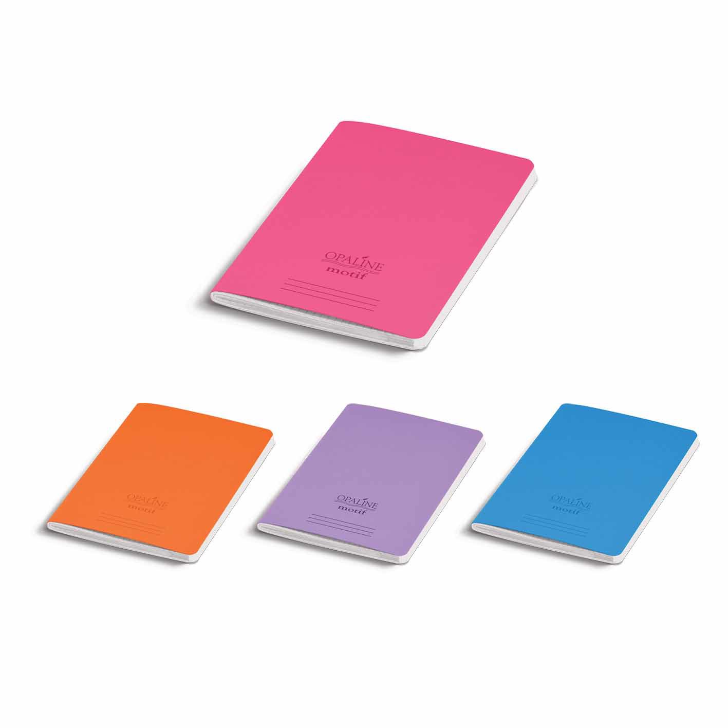 OPALINE MOTIF College Book Seyes, 48 Sheets, A4, Left/Right Opening, Green