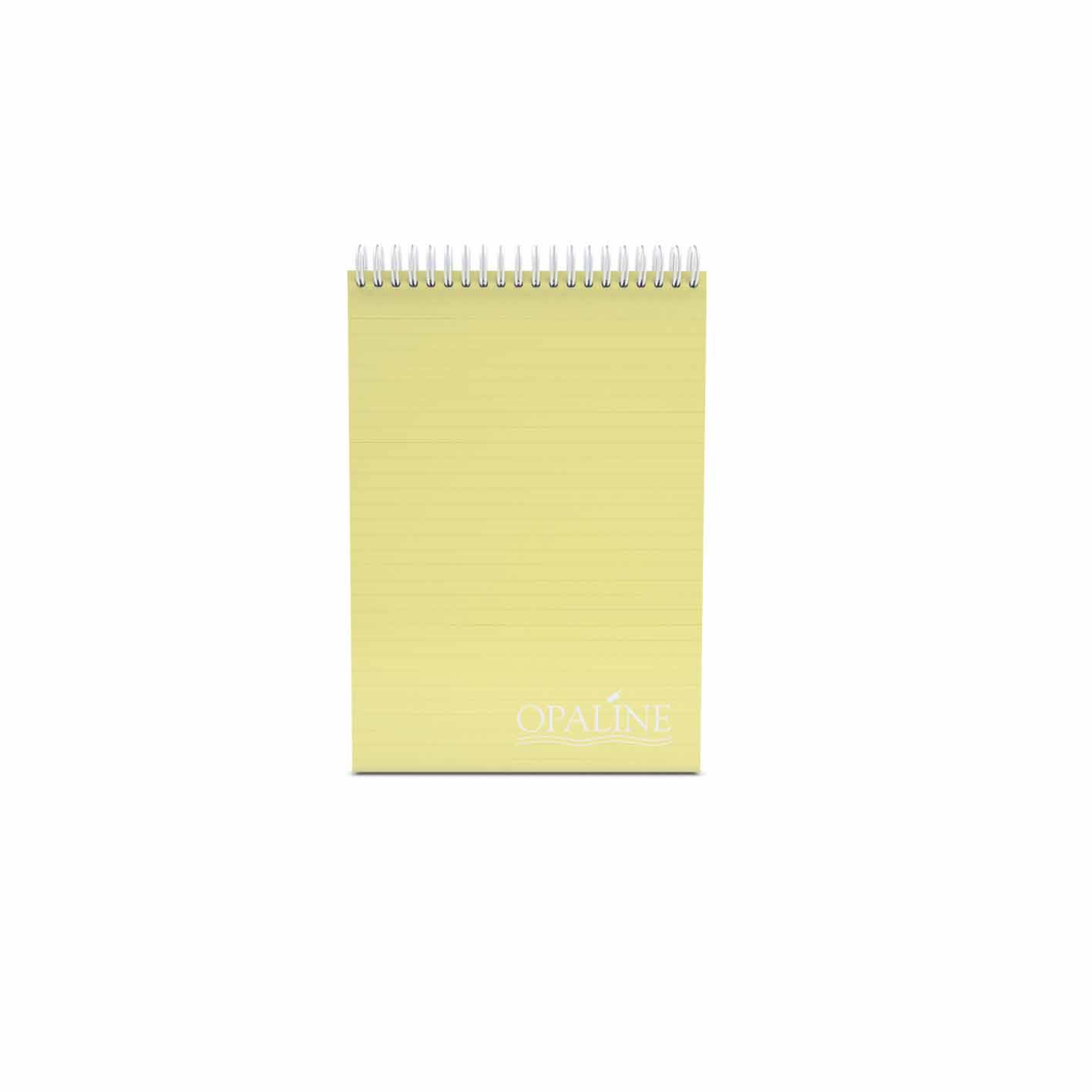 OPALINE Note Book Spiral 70g Lines 13.8x21cm 96sh