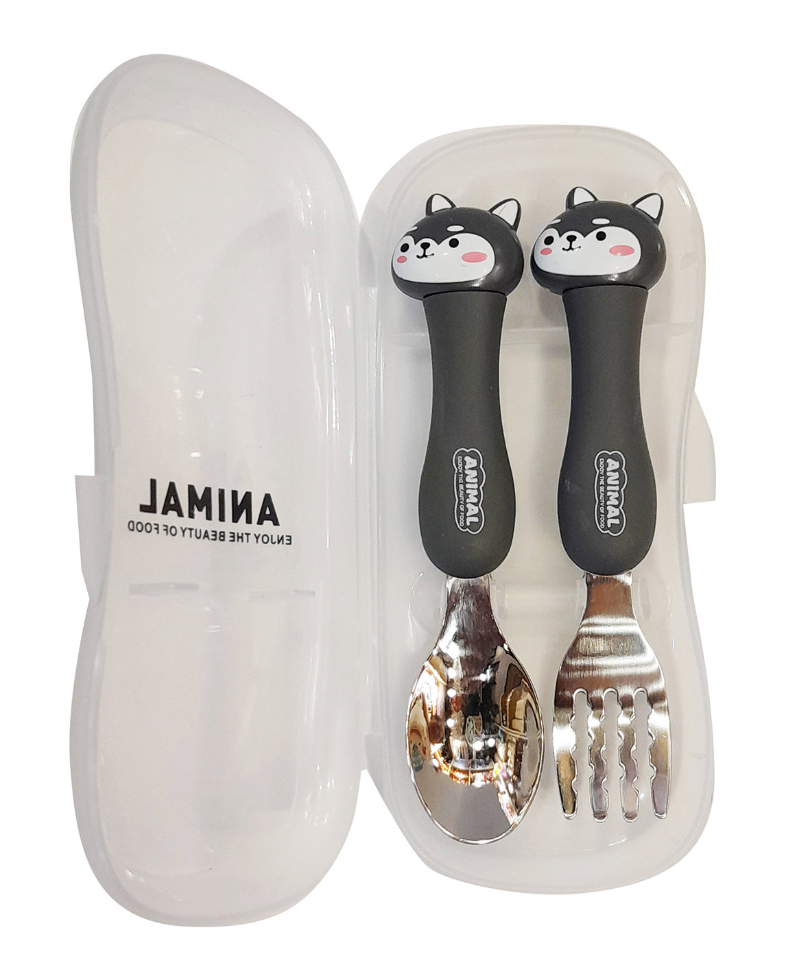 Set of Spoon and Fork for Kids CAT design