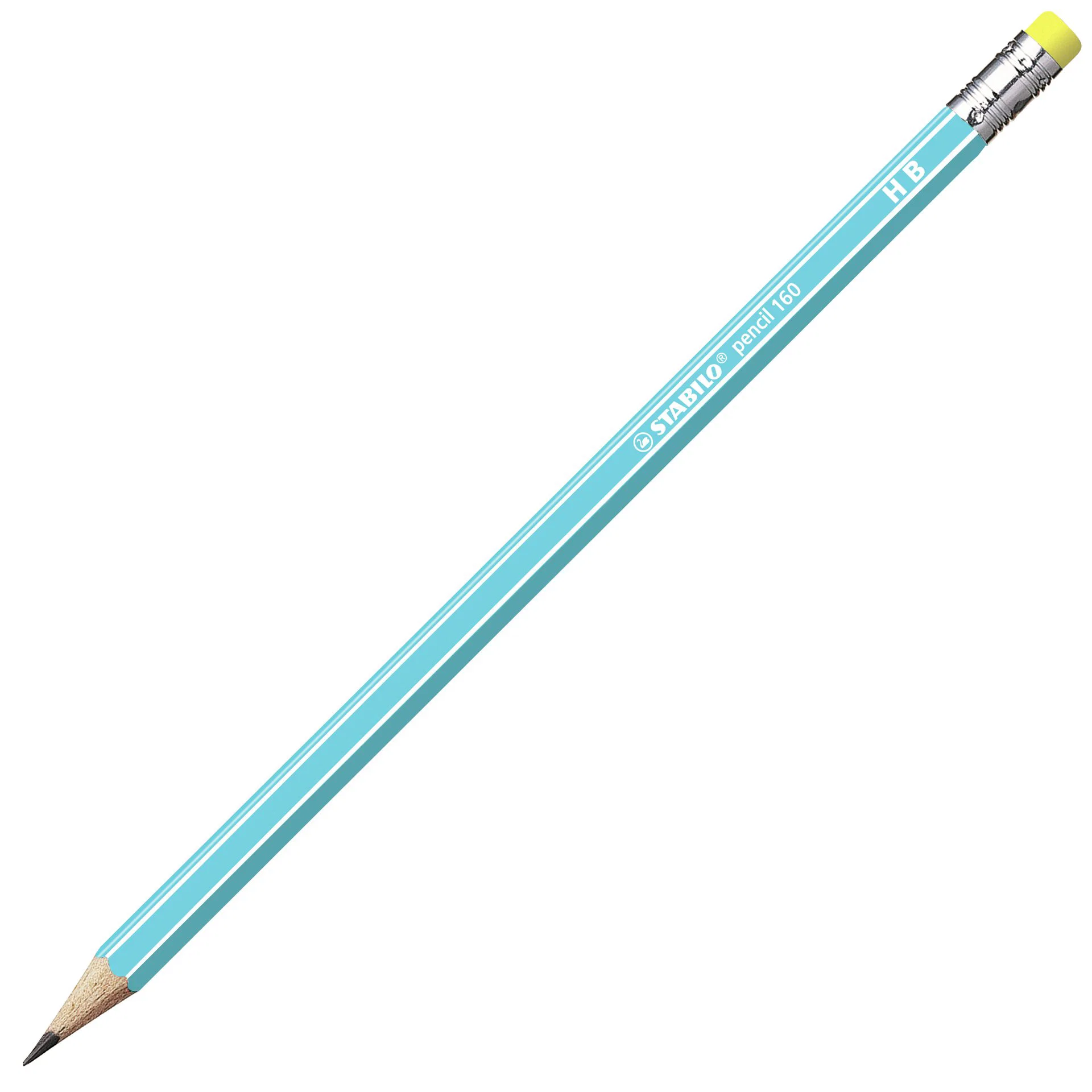 STABILO pencil 160 with eraser HB, blue barrel Thumbnail