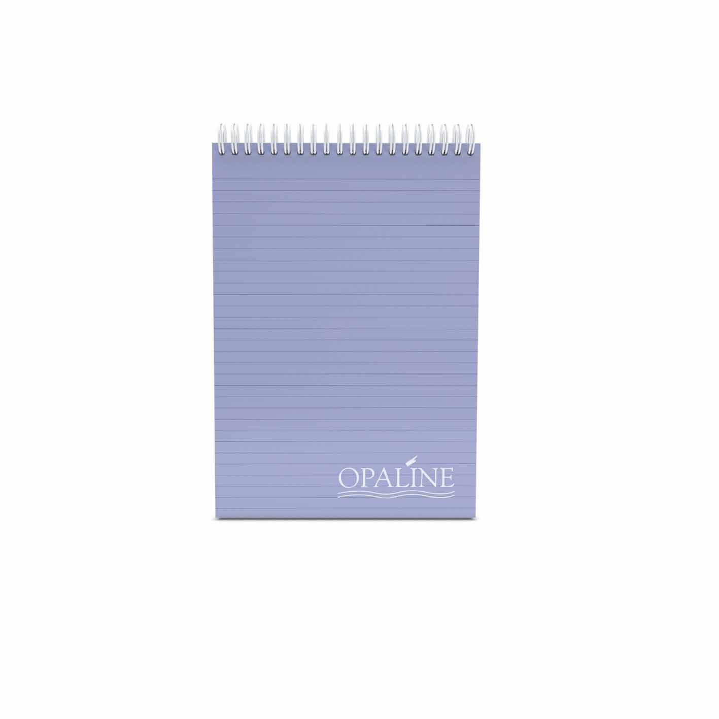 OPALINE Note Book Spiral 70g Line 16.7x24.5cm 96sh