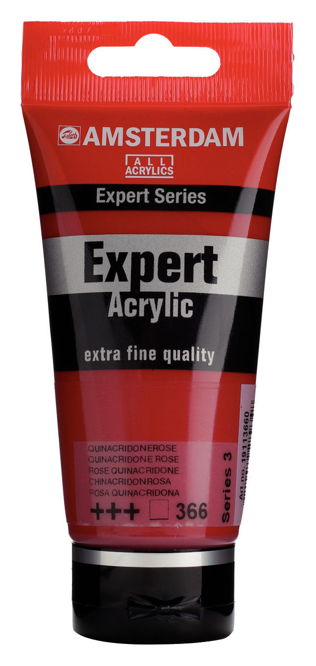Amsterdam Expert Series Acrylic Tube 75 ml Quinacridone Rose
