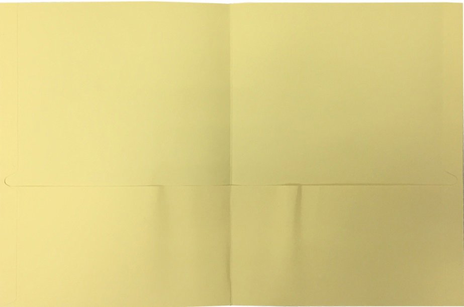 Wallet File A4 Bristol 250g. Yellow