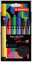 768/06-21 Pen 68 MAX ARTY Wallet 6pcs