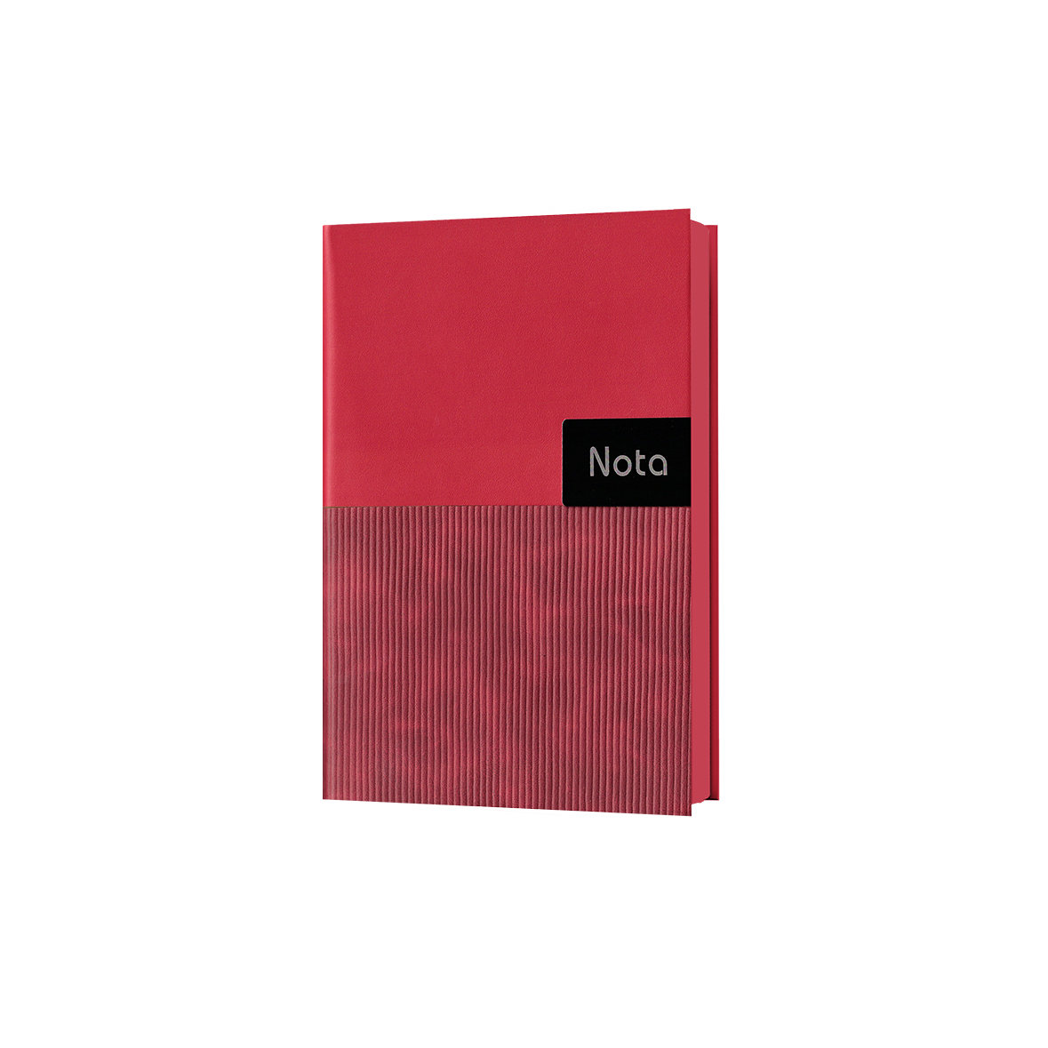 NOTA NoteBook PU 80g Lines 96sh Cream paper A5 RD