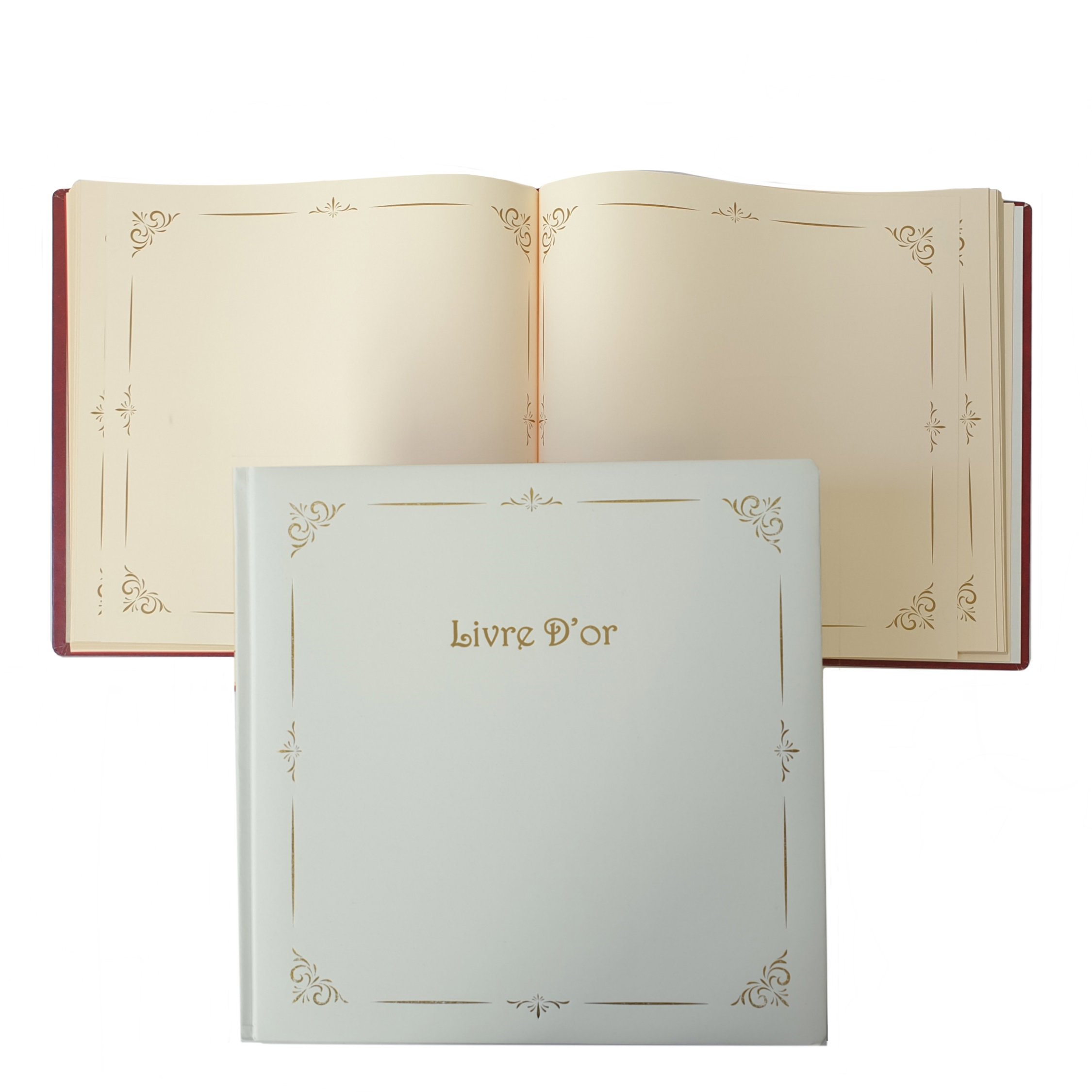 GOLD Book 100gsm Gilded 100sh 29x29cm White