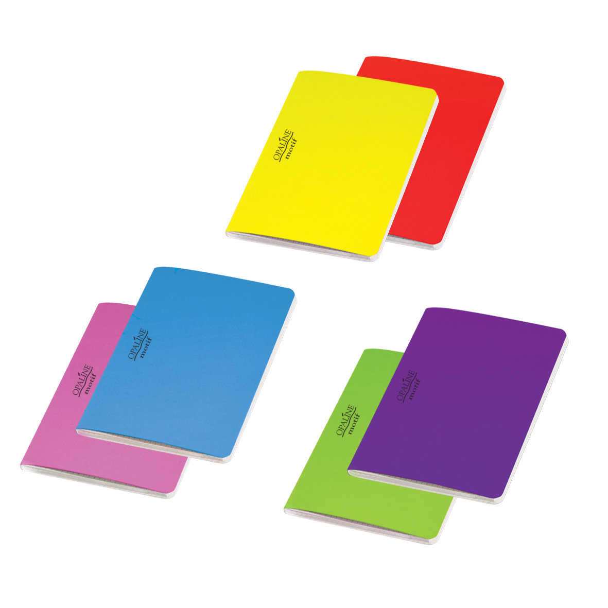 OPALINE MOTIF Exercise Book Calligraphy, 48 Sheets, A5, Left/Right Opening, Assorted