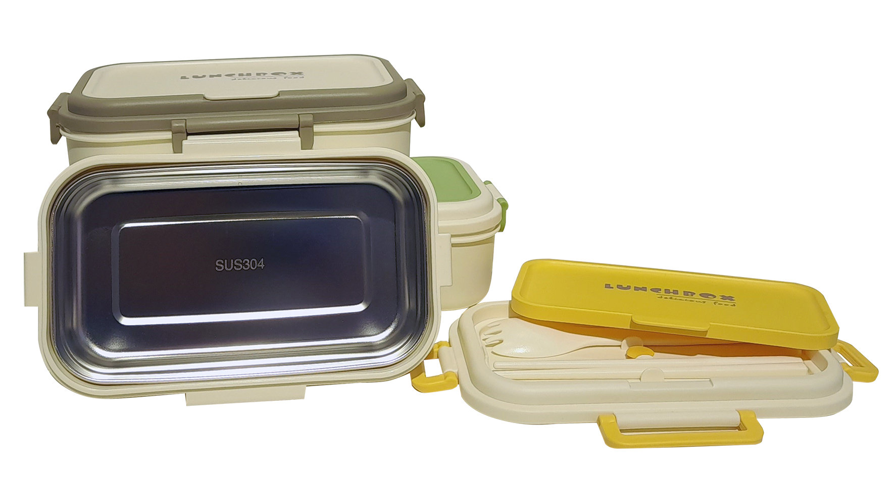 Lunch Box 700ml Stainless 3 colors