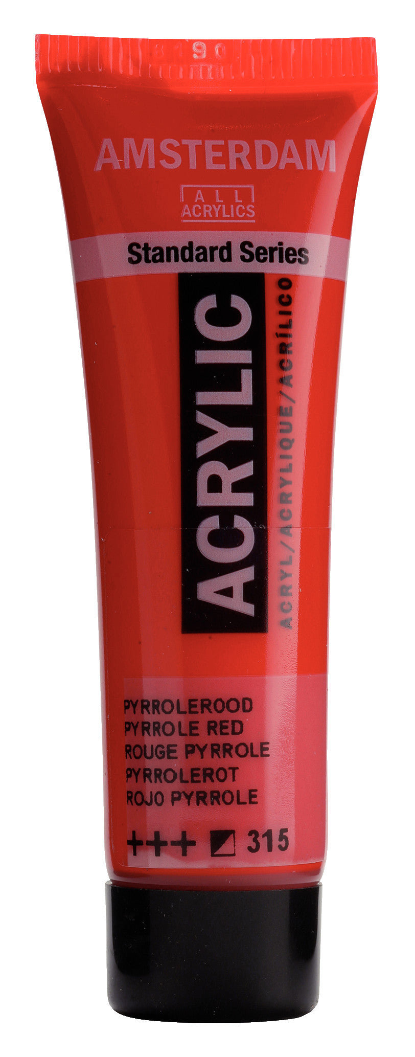 Amsterdam Standard Series Acrylic Tube 20 ml Pyrrole Red