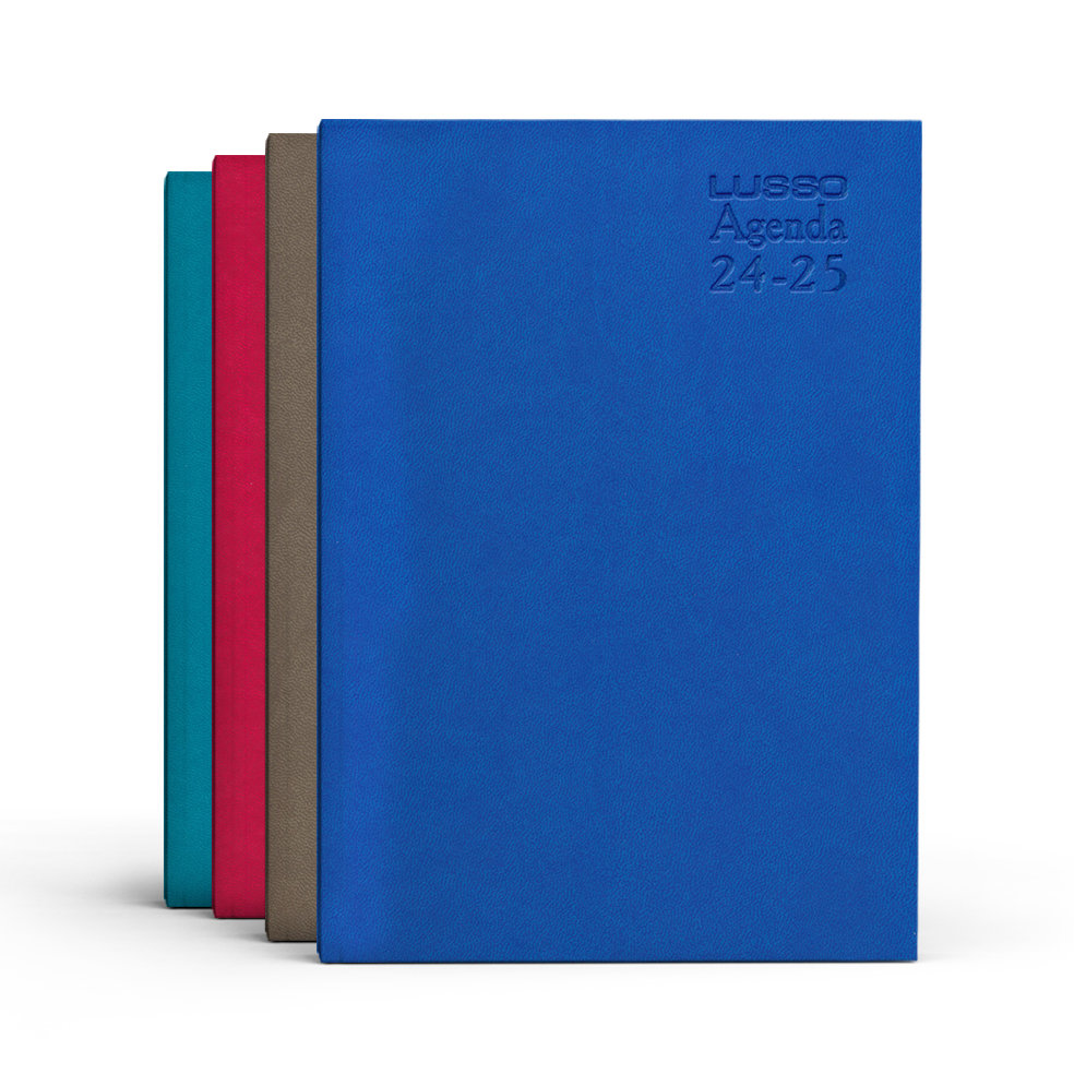 LUSSO School Agenda PU integral 80g Fully Dated A5