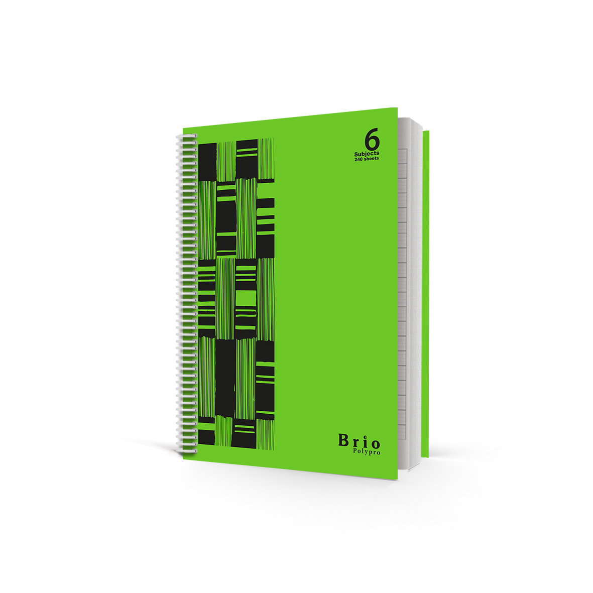 BRIO 6Sub PP Spiral 60g Lin 240sh L/O 18.5x26