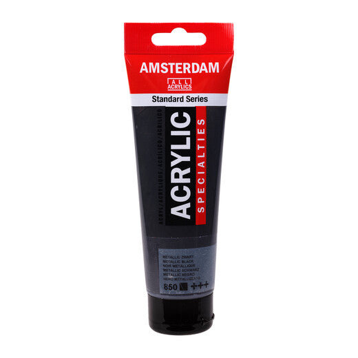 Amsterdam Standard Series Acrylic Tube 120 ml B Metallic Black