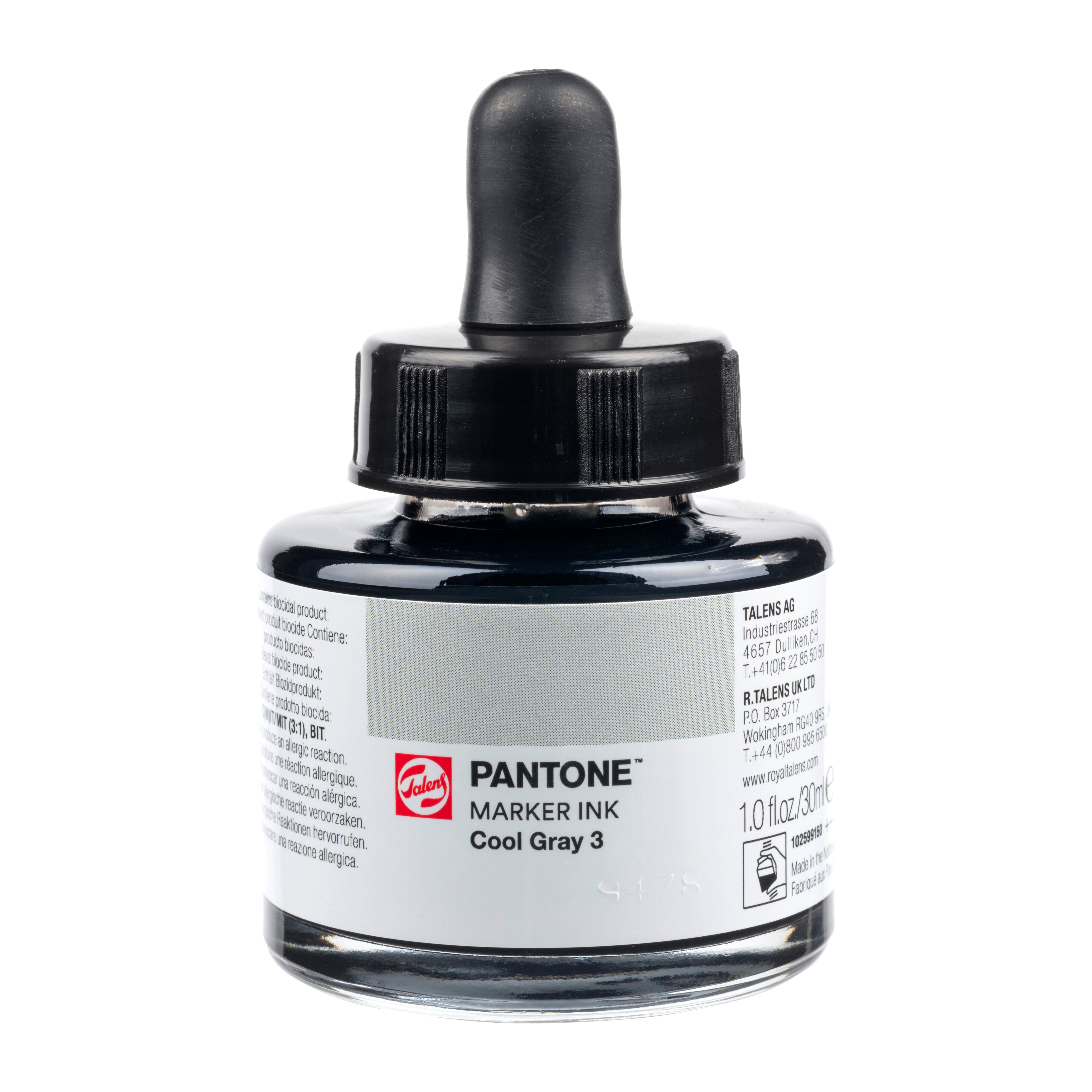 Talens Pantone Marker Ink 30ml Light Cool Gray
