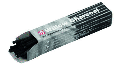CHARCOAL MEDIUM 25 STICKS
